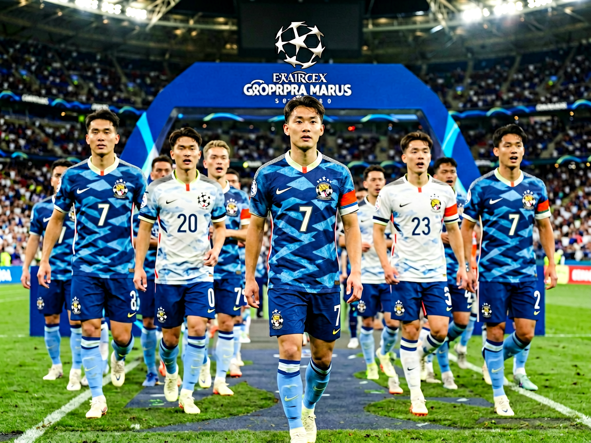 欧冠联赛淘汰赛阶段球队入场仪式，欧洲顶级俱乐部足球赛事，vsport体育欧冠专题报道
